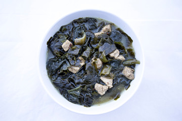 Seaweed Soup with beef, Miyeok-guk