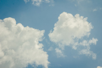 Blue sky with cloud