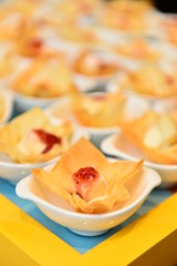 waffles with strawberries