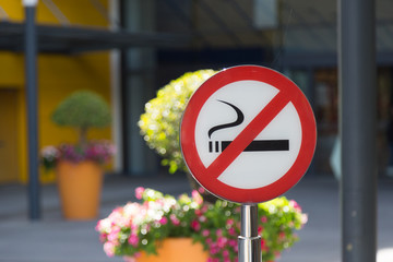 No smoking sign