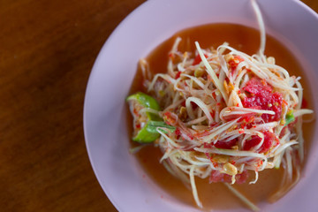 green papaya salad