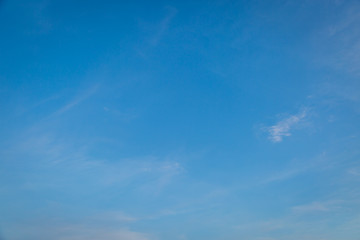 Sky and clouds before sunset