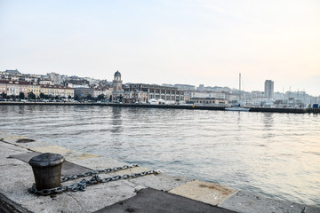 view of the bridge in st petersburg, photo as a background