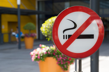 No smoking sign