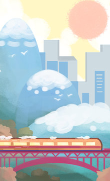 Transportation illustrations
