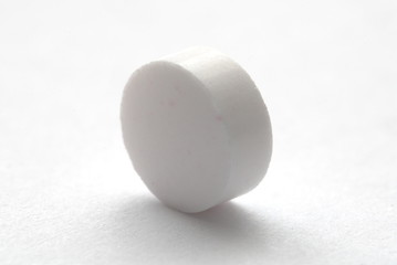 pills on white background