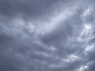 Obraz premium light white on dark sky rainy season