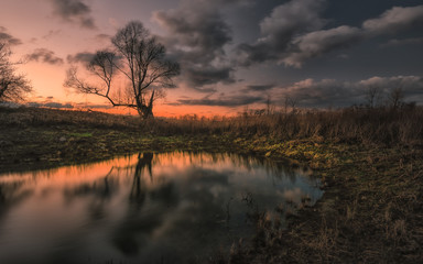 Obraz premium sunset 