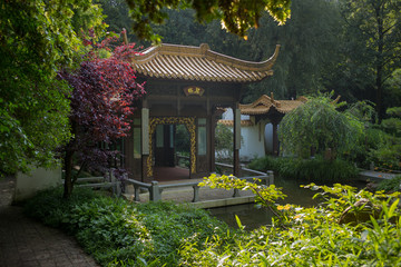 Chinesischer Garten mit Teehaus | München