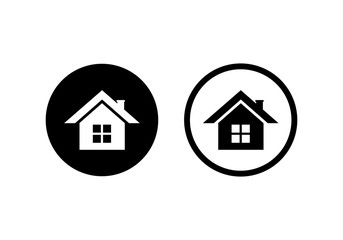 home icon Set vector. symbol for web site Computer and mobile.