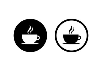 Coffee cup vector icon.