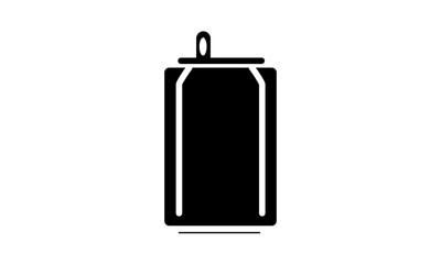 Soda can icon for beverages and refreshments
