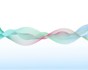 Rainbow abstract color wave background template