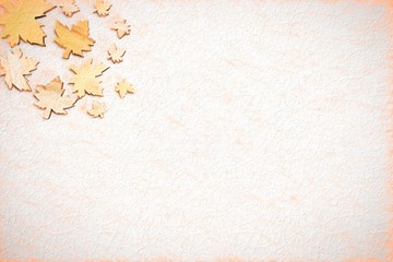 Pergamentartiger Hintergrund mit Herbstmotiv