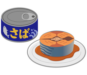 サバ缶　中身