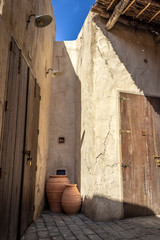 Architecture of buildings in the Arab style.