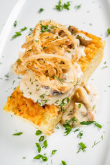 Potato babka is a savoury dish, popular especially in Belarus and Poland