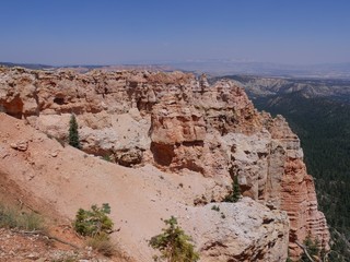 View from the lookout at Black Birch Canyon, an elevation of 8,750 at Bryce Canyon National Park in Utah.