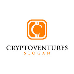 Monogram / Initial C for Crypto Logo Design