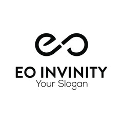 Letter E and O / Monogram EO and infinity logo design template inspiration