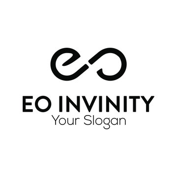 Letter E and O / Monogram EO and infinity logo design template inspiration