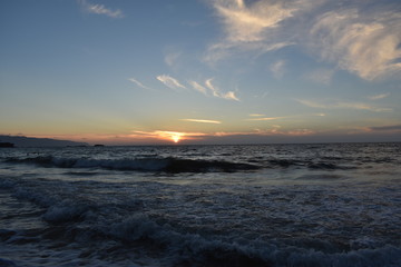 Waimea Beach at Sunset Oahu Island Hawaii USA 
