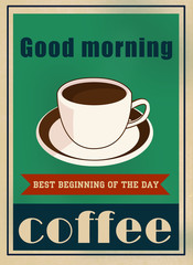 Cup of coffee poster