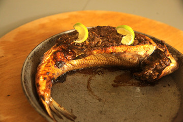 Traditional Azerbaijani meal 