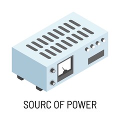 Source of power accumulator isolated electric appliance