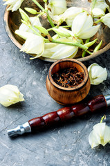 Hookah with yucca tobacco