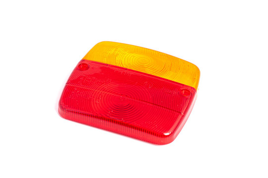 Multi function rear  lamp lens for car on isolated white background for shop. Car electric part.