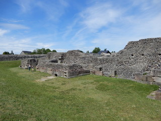 Ville Gallo-Romaine, Jublains, Mayenne, Pays de la Loire, France