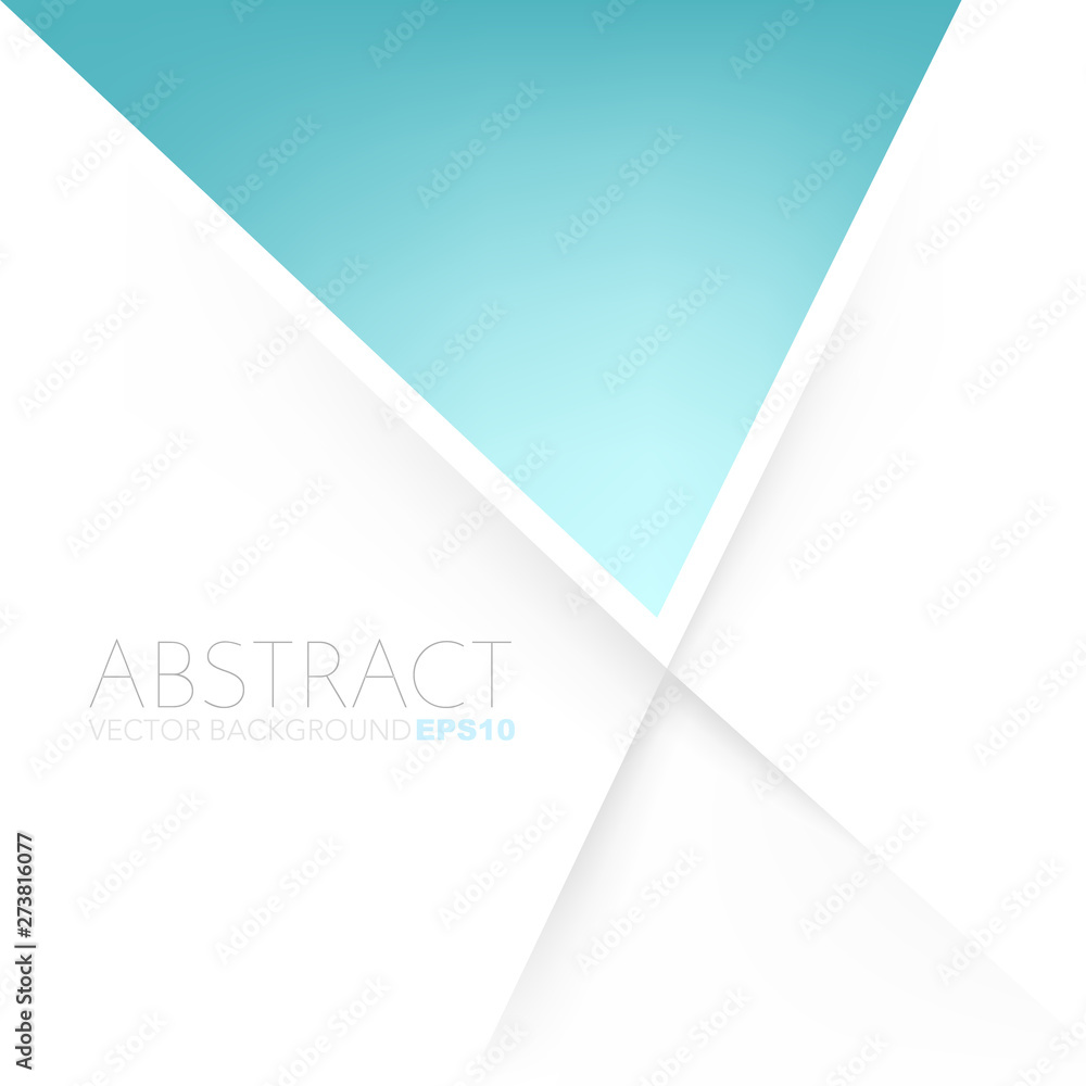 Poster green triangle geometric vector abstract background with copy space for your text