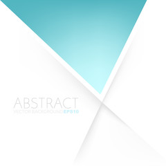 Green triangle geometric vector abstract background with copy space for your text