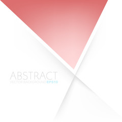 Red triangle geometric vector abstract background with place for your text