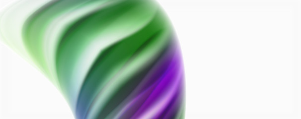 Glossy colorful liquid waves abstract background,, modern techno lines