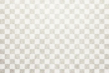 和紙 ホワイト 市松模様 背景 テクスチャ