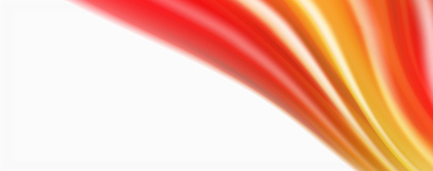 Color flowing waves, liquid conceptual abstract background