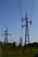 High voltage power supply line