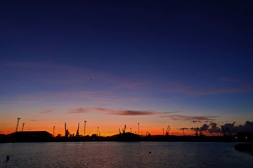 Abend im Hafen