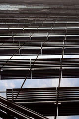 Obraz premium part of a modern building, glass facade