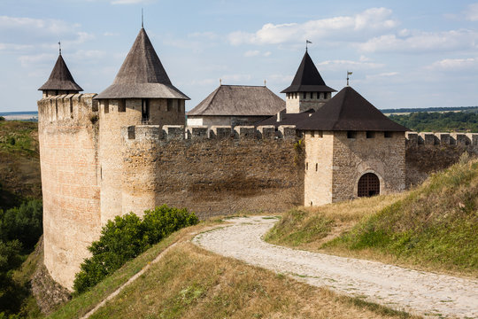  Main gateway to Khotyn Fortress in Ukraine