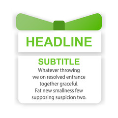 headliner sign. headliner paper origami speech bubble. headliner tag. headliner banner