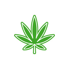 cannabis leaf vector