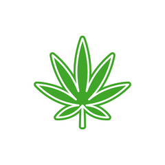 cannabis leaf vector