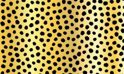 Leopard print design. Animal skin pattern.