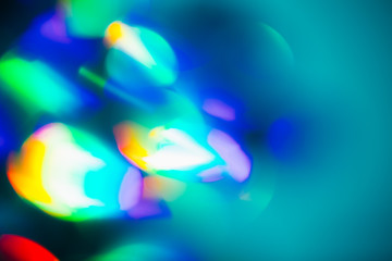 Abstract trendy holographic blurred background.