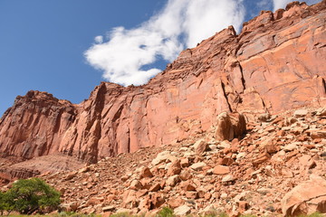 landscape on the Goblin state park in the united states of america