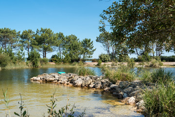 HOURTIN (Gironde, France), le lac