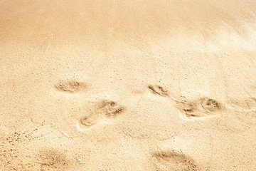 Sand Background. Summer sandy beach. Vacation concept.